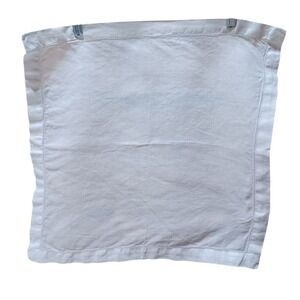 Pottery Barn 100% Linen Napkins White 20x20 Set of 6 Elegant Everyday Classic